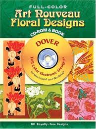 книга Full-Color Art Nouveau Floral Designs CD-ROM and Book, автор: E. A. Seguy, Marty Noble