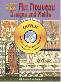 книга 423 Art Nouveau Designs and Motifs, автор: 