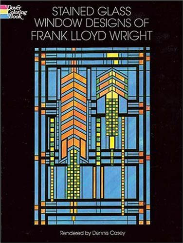 книга Stained Glass Window Designs of Frank Lloyd Wright, автор: Dennis Casey
