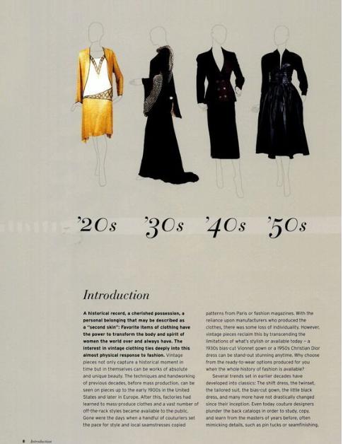 Vintage Fashion: Collecting and Wearing Designer Classics, 1900