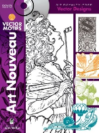 книга Art Nouveau Vector Motifs + CD-ROM, автор: Alan Weller