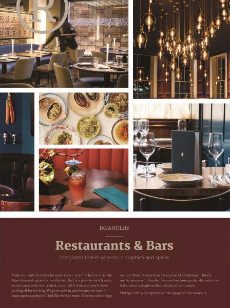 книга BRANDLife: Restaurants & Bars: Integrated brand systems у графіках і сферах, автор: 