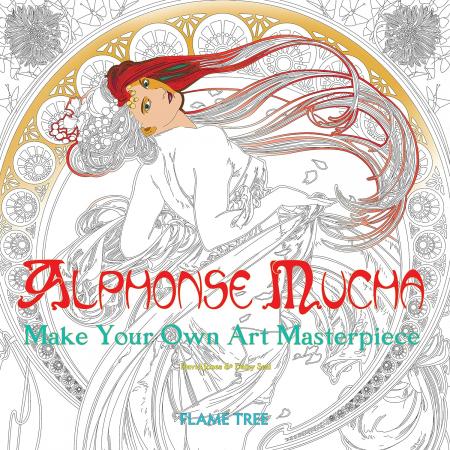 книга Alphonse Mucha: Make Your Own Art Masterpiece - Art Colouring Book, автор: David Jones, Daisy Seal