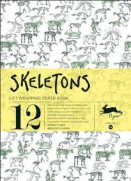 Skeletons gift wrapping paper book Vol. 14 