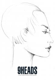 9 Heads: A Guide to Drawing Fashion by Nancy Riegelman Nancy Riegelman