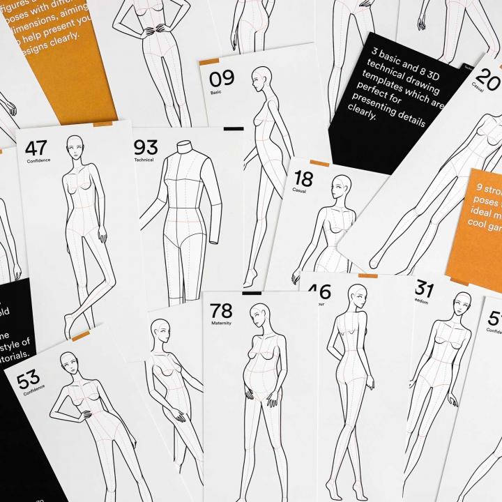 Essential Fashion Illustration: Poses [Book]