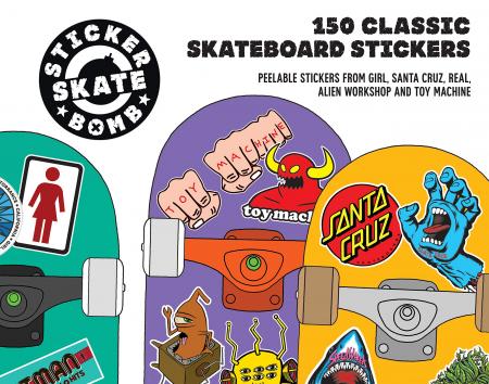 книга Stickerbomb Skate: 150 Classic Skateboard Stickers, автор: SRK, Deluxe (REAL) and others
