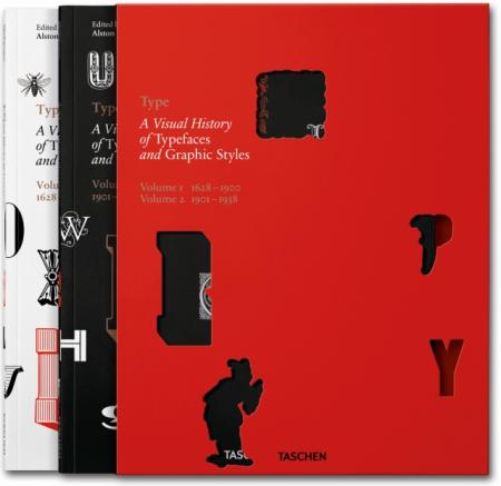 книга Тип. A Visual History of Typefaces & Graphic Styles, автор: Cees W. de Jong, Alston W. Purvis, Jan Tholenaar