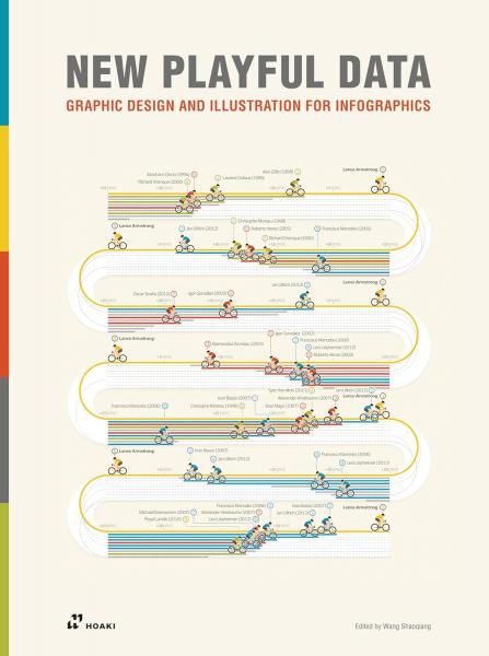 книга New Playful Data: Graphic Design and Illustration for Infographics, автор: Wang Shaoqiang