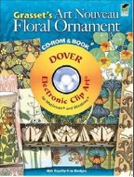 Grasset's Art Nouveau Floral Ornament CD-ROM and Book Eugene Grasset